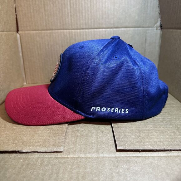 PGA Tour Pro Series Patch Strapback Hat USA Flag Golf Cap (NEW W/TAGS) - Picture 2 of 6